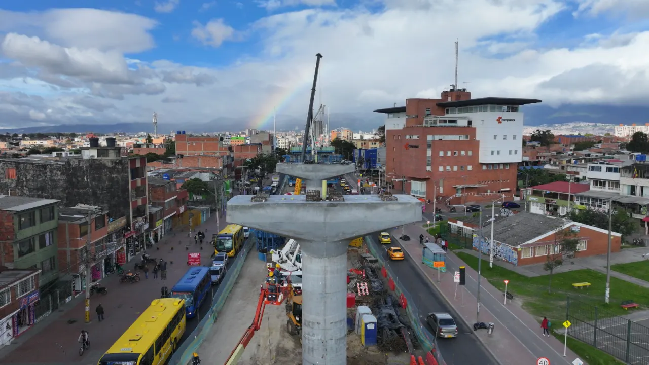 Metro de Bogotá alcanza el 60% de avance y se prepara para recibir sus primeros trenes
