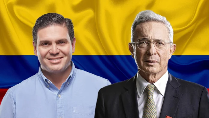 Álvaro Uribe, durante el panel de precandidatos presidenciales del Centro Democrático, descartó otorgar aval a candidaturas independientes, aunque no cerró la puerta a una coalición con ellas.