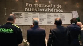 Antioquia rindió homenaje a los 13 Policías asesinados en Amalfi con sus familiares presentes 1 Antioquia rindió homenaje a los 13 Policías asesinados en Amalfi con sus familiares presentes