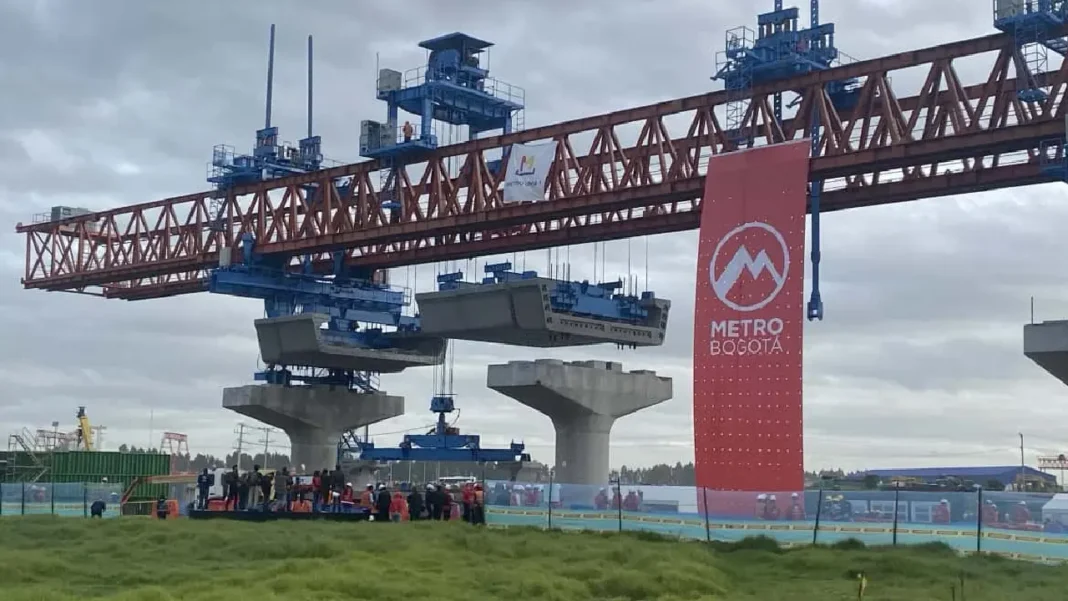 Metro de Bogotá alcanzará 70 % de avance al cierre de 2025