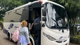 Medellín: El ITM incorpora tres nuevos buses eléctricos que fueron ensamblados localmente