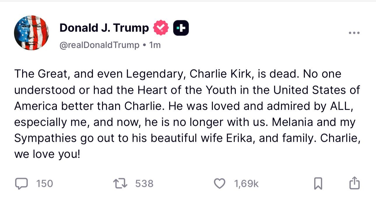Tiroteo en Utah: Charlie Kirk baleado en campus universitario