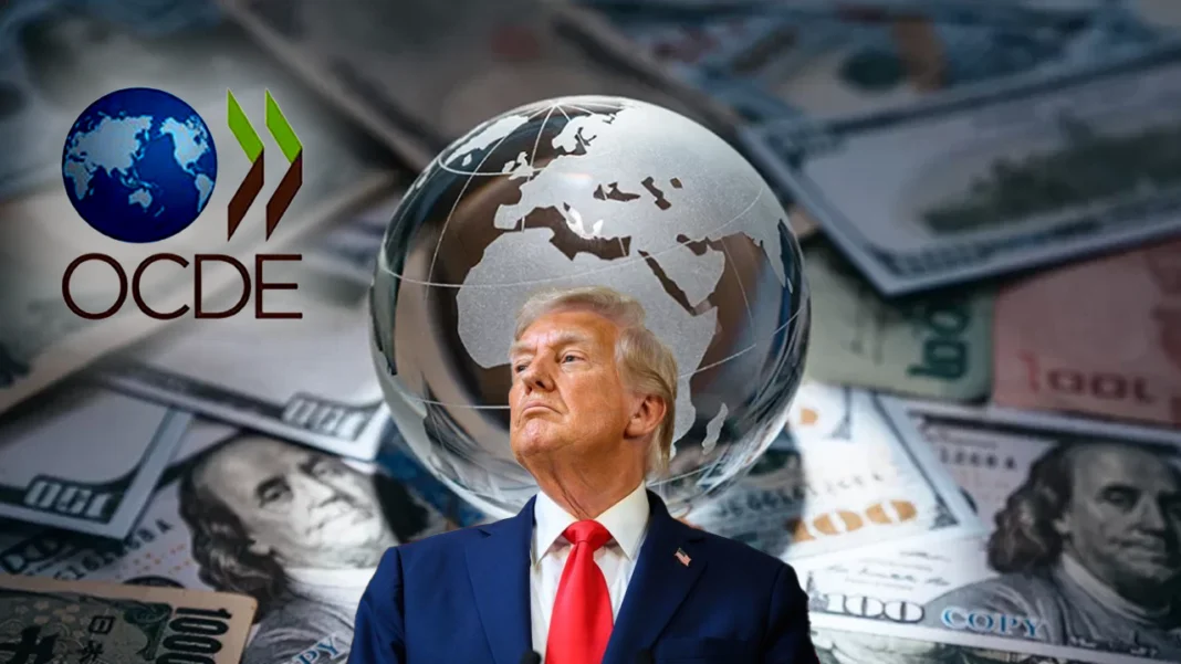La OCDE advirtió que la economía global se desacelerará en 2026 al 2,9%, golpeada por los aranceles de Trump y mayores riesgos comerciales internacionales.
