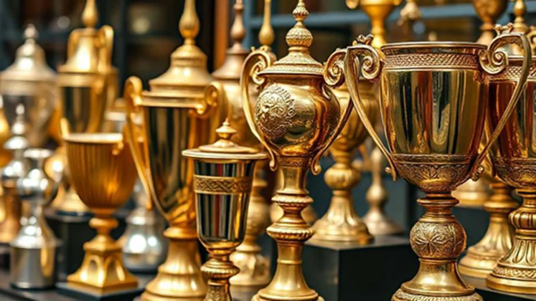 A lo largo de los siglos, los premios deportivos han pasado de ser simples copas a trofeos de alta tecnología.