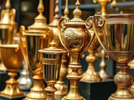 A lo largo de los siglos, los premios deportivos han pasado de ser simples copas a trofeos de alta tecnología.