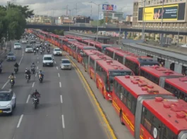 Movilidad en Bogotá: protestas y disturbios afectaron TransMilenio y principales corredores viales