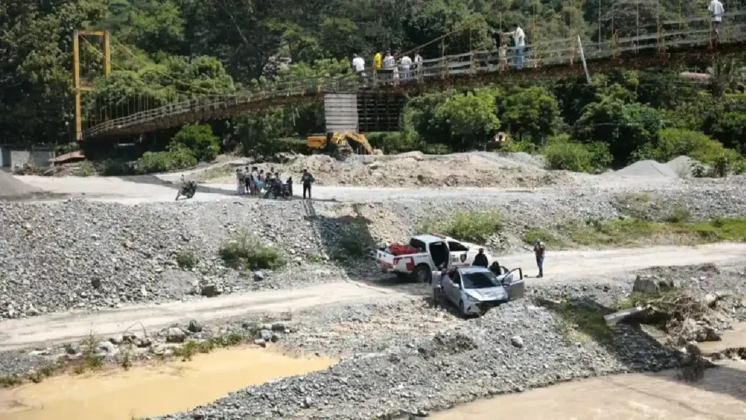 Este es el número de heridos que deja el colpaso de un puente en el occidente de Antioquia