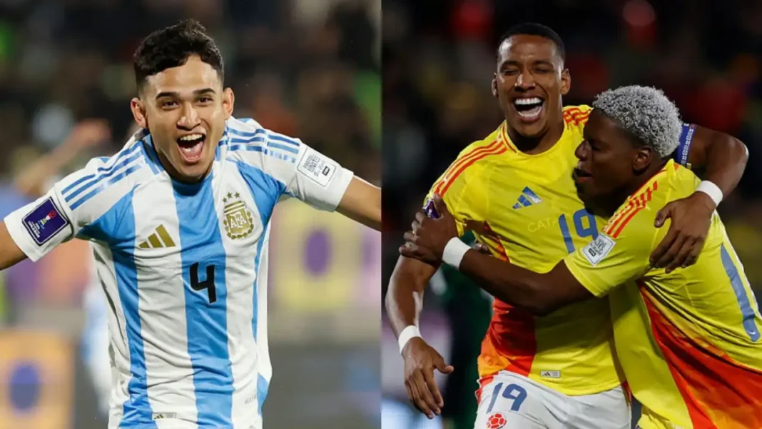 ¿Cuántes veces ganó Colombia vs Argentina sub 20 en los últimos 20 años?