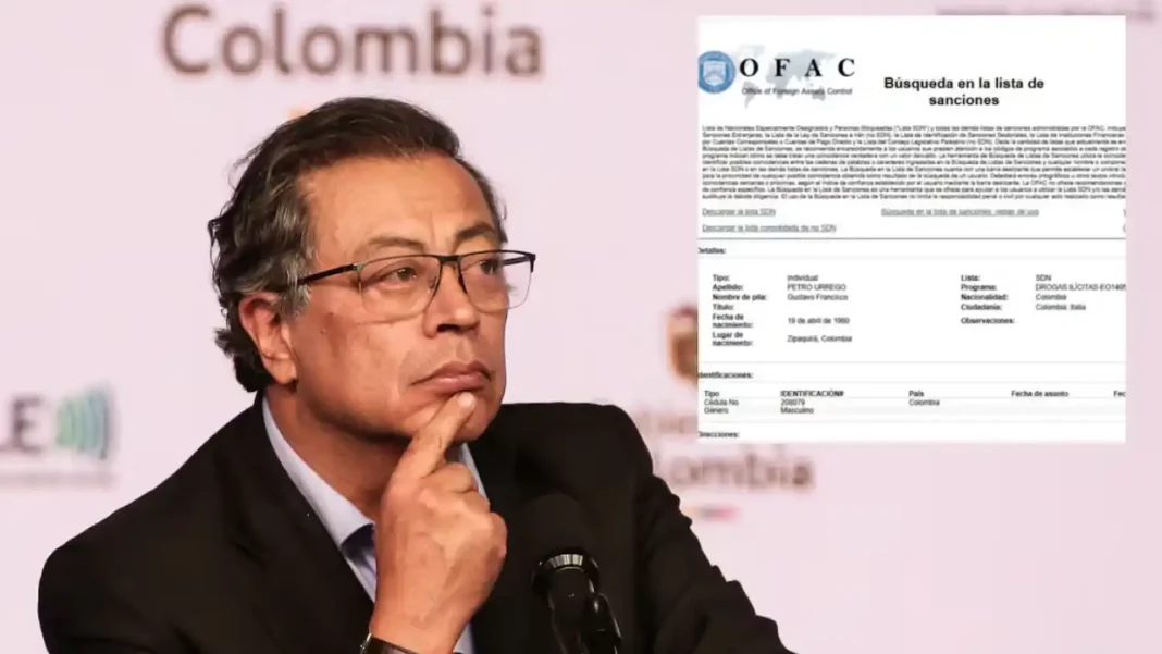 ¿Le pueden bloquear o congelar las cuentas bancarias a Petro por estar en lista Clinton?