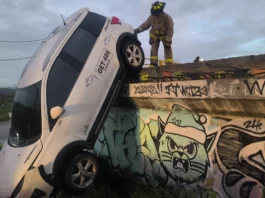 Un vehículo cayó al vacío el sábado 25 de octubre entre Ciudad Verde y Hogares Soacha. Vecinos denuncian oscuridad, mala señalización y una obra inconclusa que pone en riesgo a los conductores.