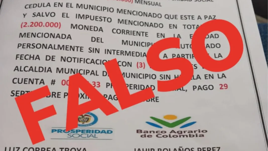 Así están estafando a beneficiario de Colombia Mayor, Renta Joven y Renta Ciudadana