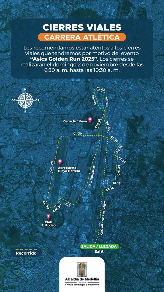 Cierres viales en Medellín este fin de semana de Halloween: vías y horarios 8 WhatsApp Image 2025 10 30 at 14.57.10 1