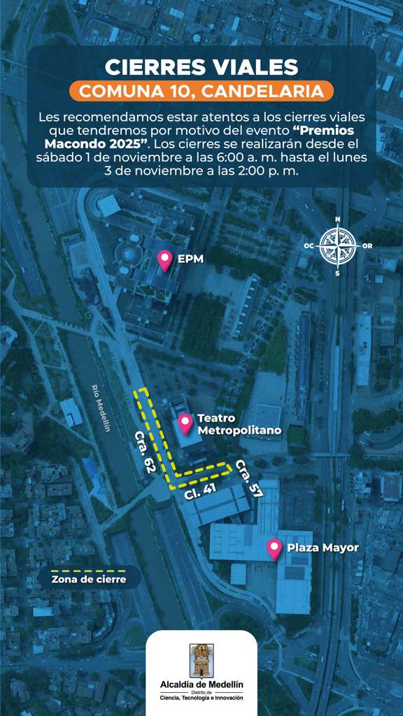 Cierres viales en Medellín este fin de semana de Halloween: vías y horarios 9 WhatsApp Image 2025 10 30 at 14.57.10