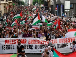 Rutas, bloqueos y puntos de concentración por marchas Pro-Palestina en Bogotá hoy