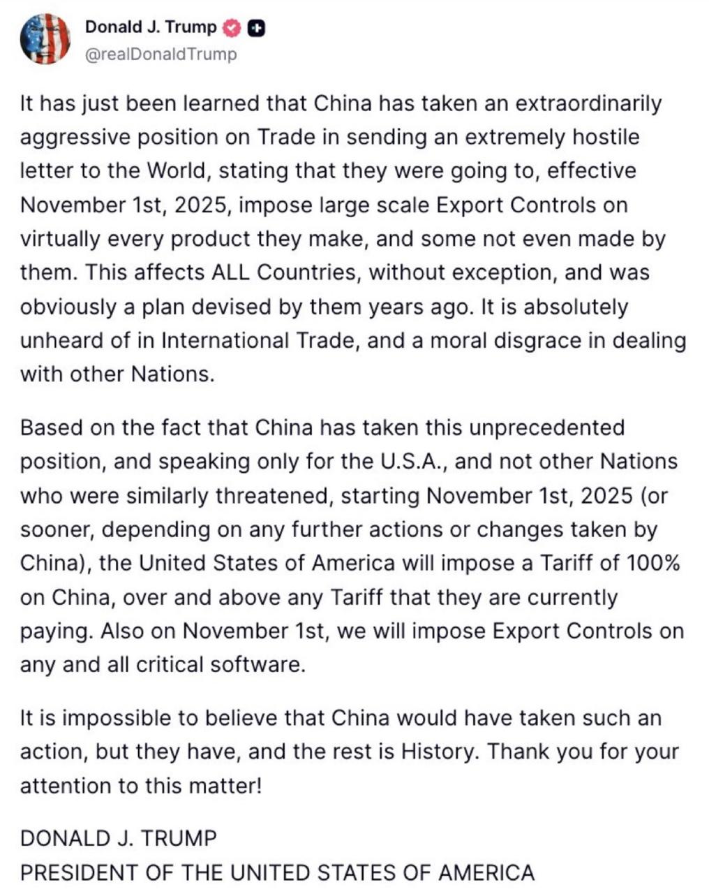 trump y china