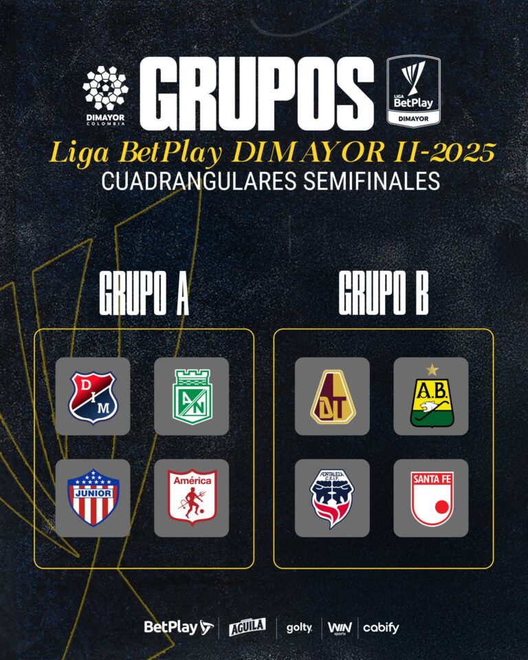Así quedaron los cuadrangulares de la Liga Betplay y estas son las ...