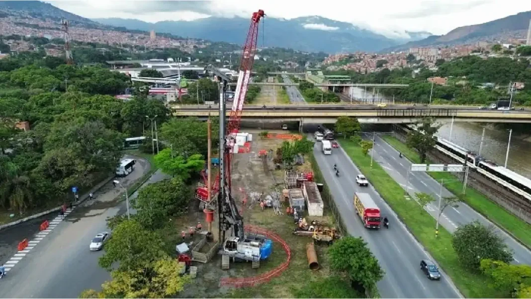 Avanza el Metro de la 80 con el inicio de las cimentaciones del viaducto Caribe