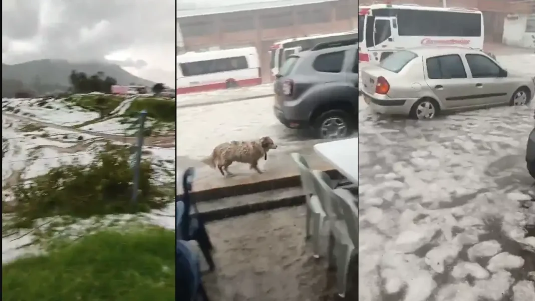 Video: Inundaciones en La Calera tras fuerte aguacero este 30 de noviembre