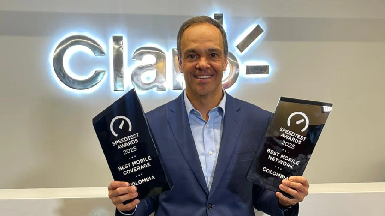 Claro recibe reconocimiento como la mejor red móvil de Colombia