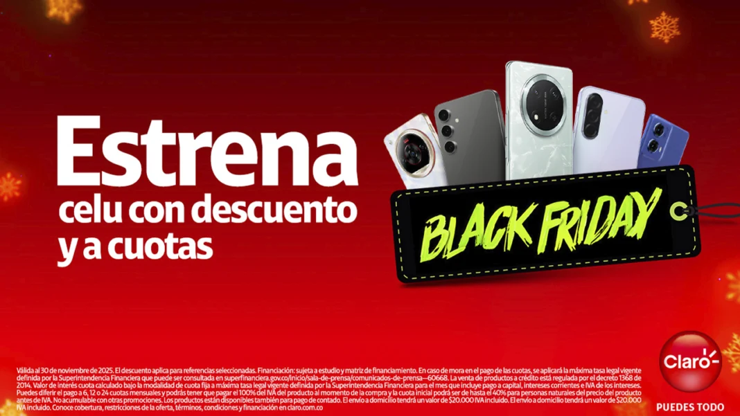 Las promociones de Claro ya están disponibles con descuentos en celulares, financiación y rebajas exclusivas antes de Black Friday.