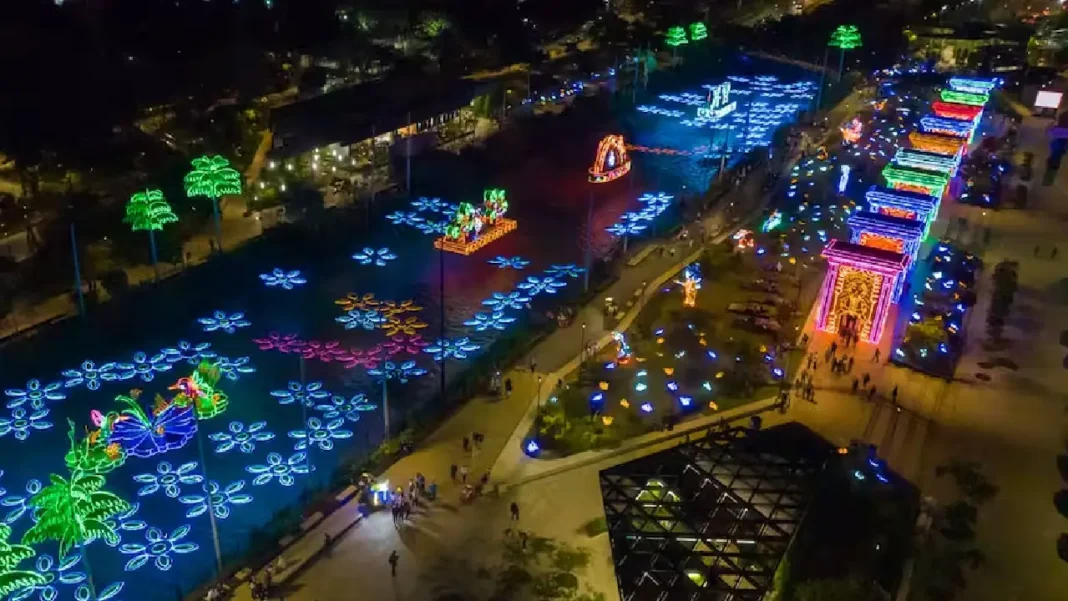 EPM confirmó la fecha y duración de los alumbrados navideños de Medellín 2025