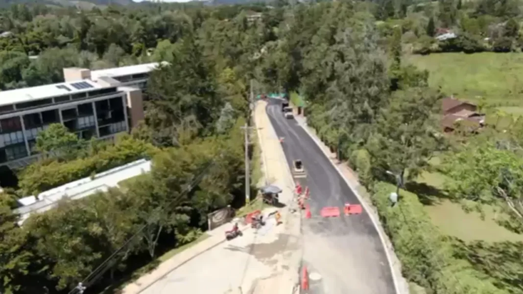 Este es el avance de importante obra en El Retiro, oriente antioqueño