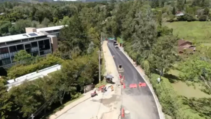Este es el avance de importante obra en El Retiro, oriente antioqueño