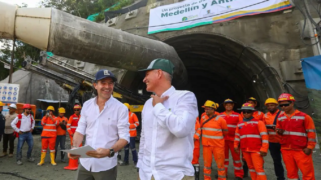 Medellin y Antioquia aseguran recursos para finalizar el Tunel del Toyo