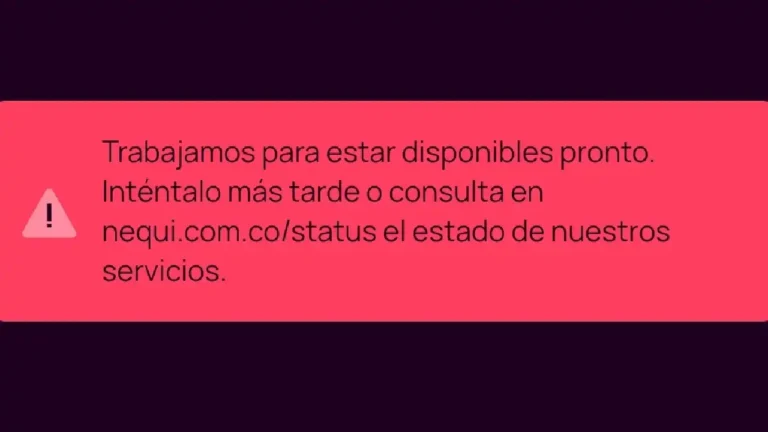 Nequi presenta fallas este 21 de noviembre: esto pasa