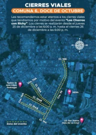 Prográmese: el cierre vial en el noroccidente de Medellín tras Navidad