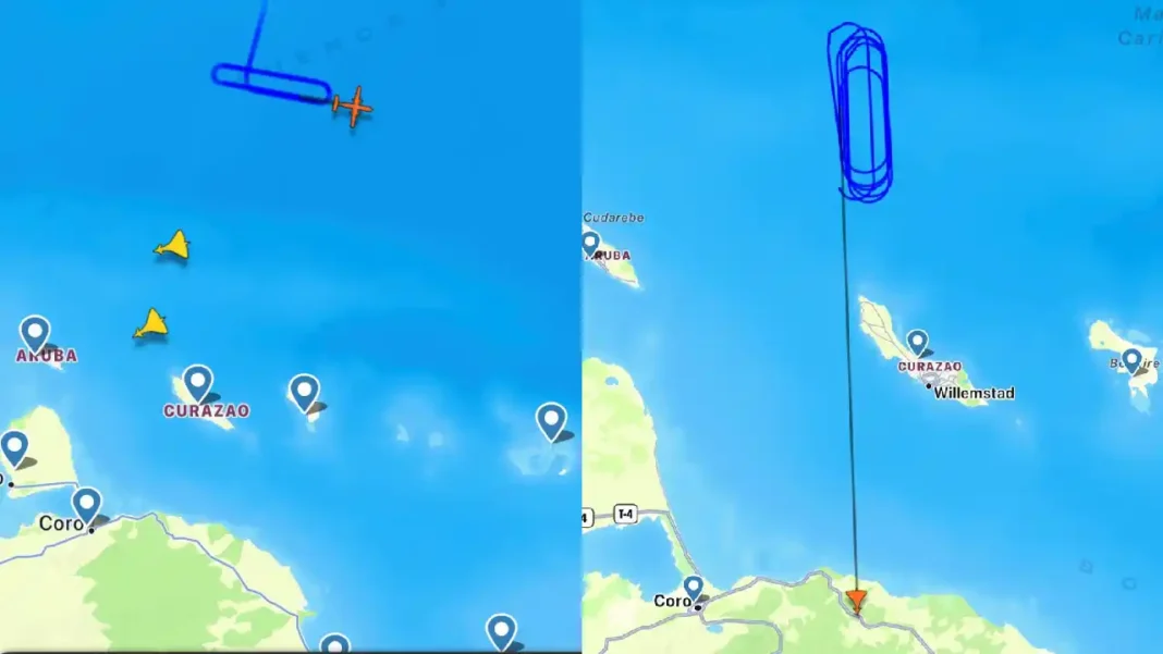 Aviones de combate EA-18G Growler sobrevuelan Venezuela esta noche