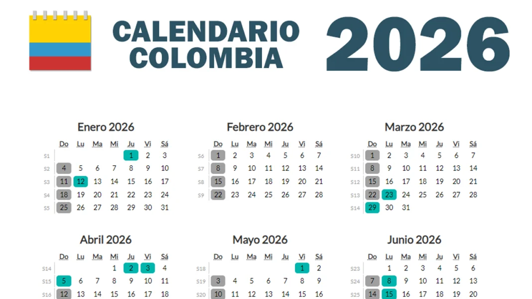 La agenda 2026 en Colombia estará marcada por elecciones legislativas y presidenciales, posesiones institucionales clave y decisiones económicas como la definición del salario mínimo de 2027.