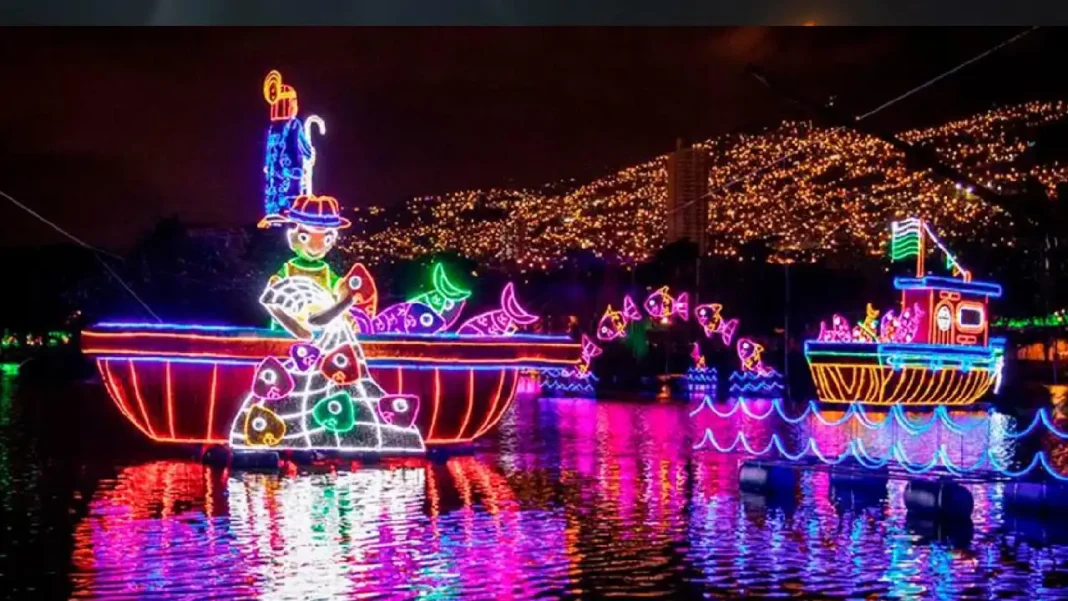 Alumbrados navideños 2025 en Colombia: rutas y horarios imperdibles