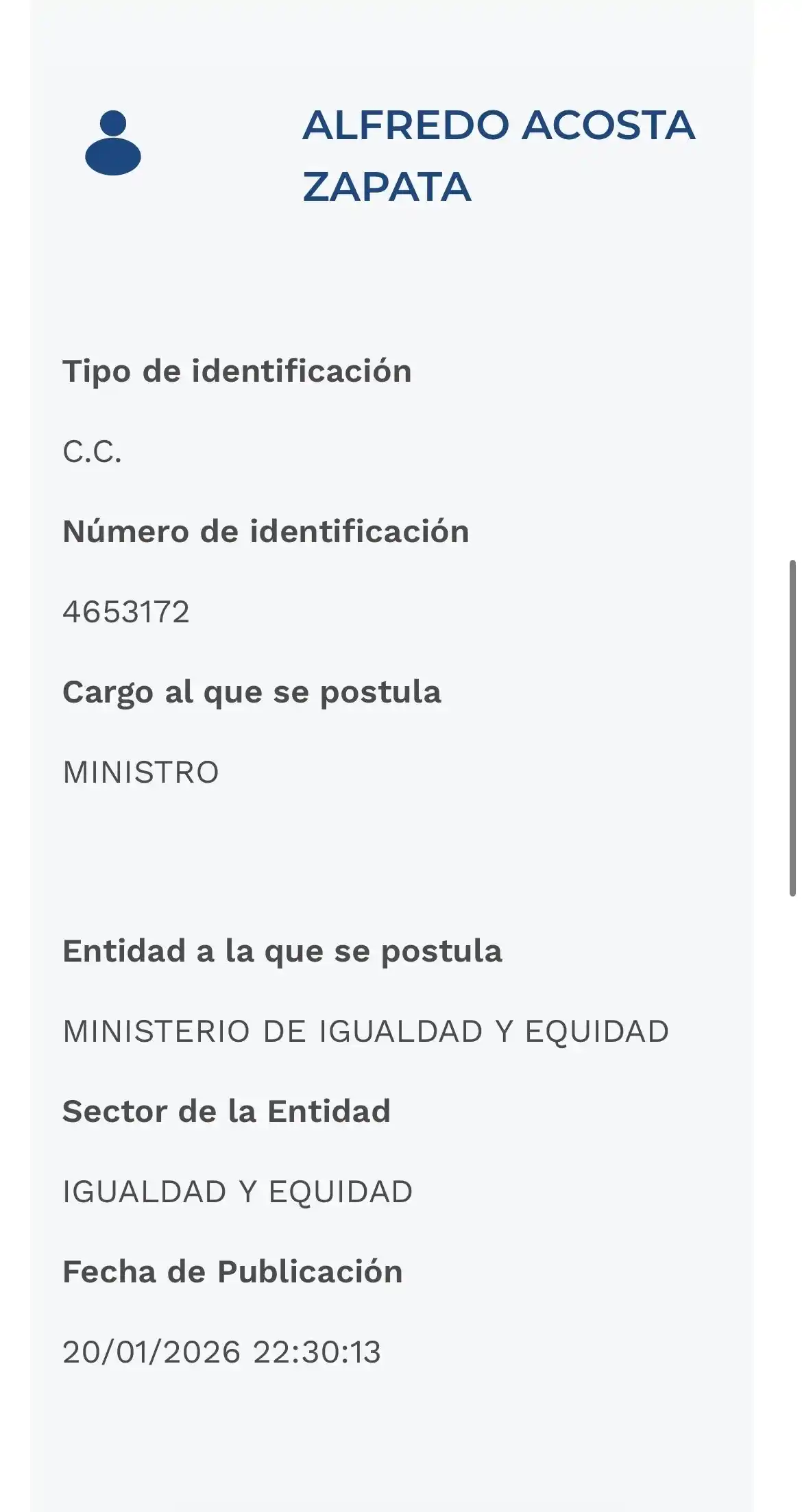 Quién es y hoja de vida de Alfredo Acosta, líder indígena y nuevo ministro de la Igualdad 1 Hoja de vida de Alfredo Acosta