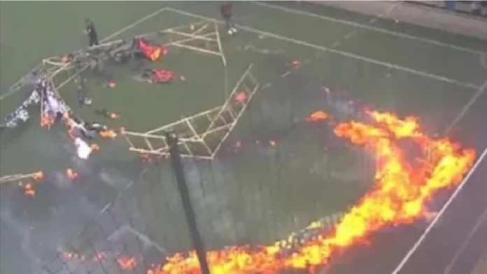 Estos fueron los brasileños que elevaron globo que acabó incendiando polideportivo de Envigado