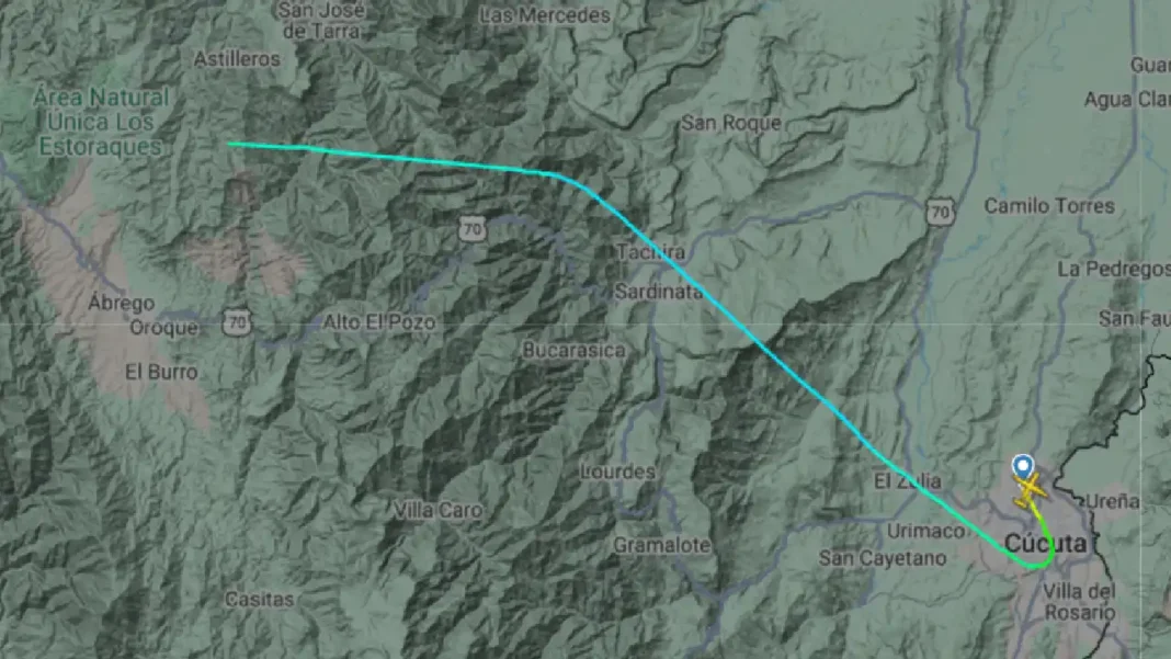Video: el recorrido del avión de Satena antes de desaparecer hoy