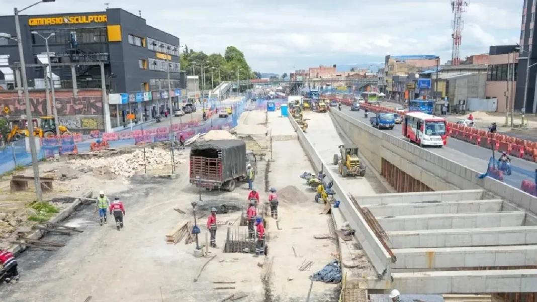 Revelan fecha en la que estaría listo el deprimido de TransMilenio en la Avenida 68