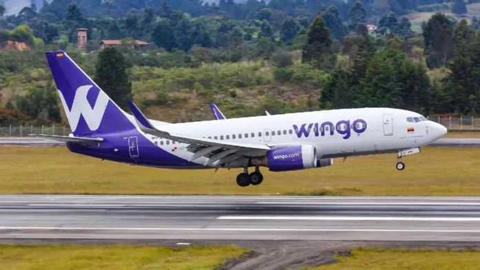 Wingo reanuda vuelos entre Bogotá y Caracas desde el 16 de enero tras evaluar condiciones de seguridad