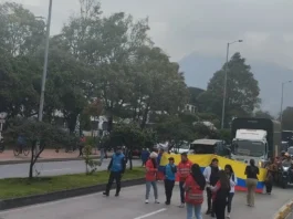 Manifestaciones hoy en Bogotá con bloqueos en calle 26: Transmilenio afectado
