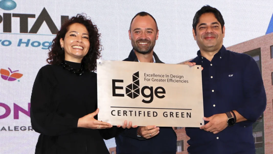 Camacol destacó que la homologación de la certificación EDGE consolida un nuevo estándar de construcción sostenible en Colombia con metas claras de ahorro de agua y energía.