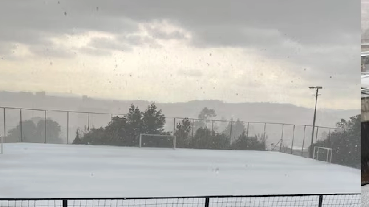 Fotos: impresionante granizada en Bogotá pintó de blanco parques de Cedritos y más