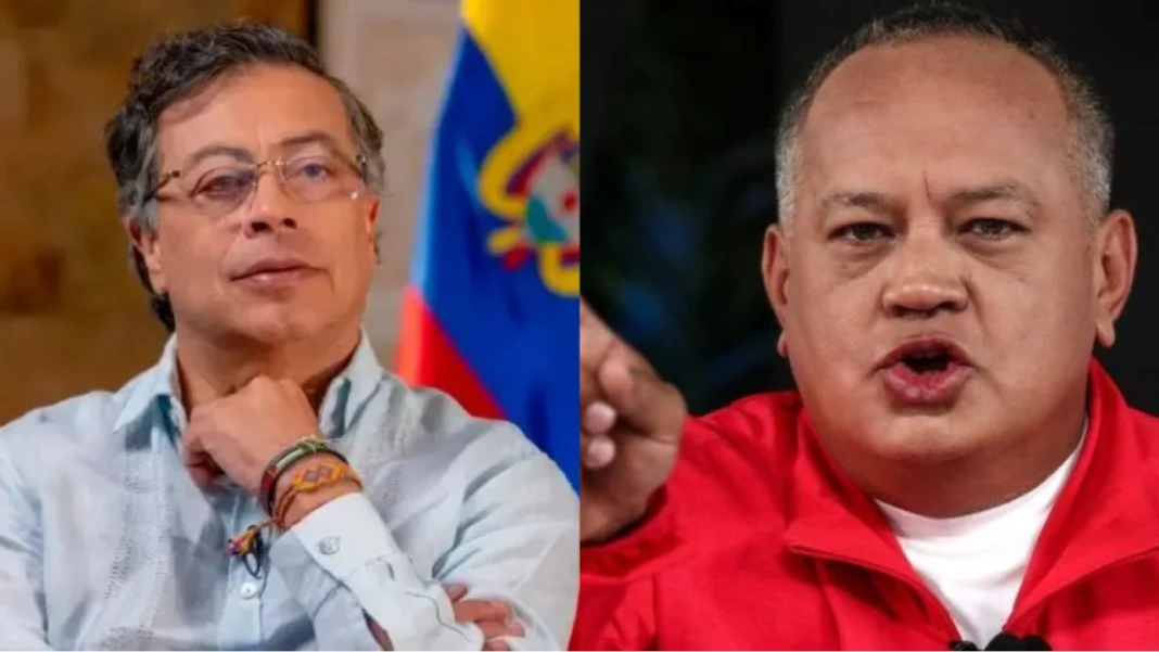 Gustavo Petro reacciona a señalamientos de Diosdado Cabello y aclara su postura