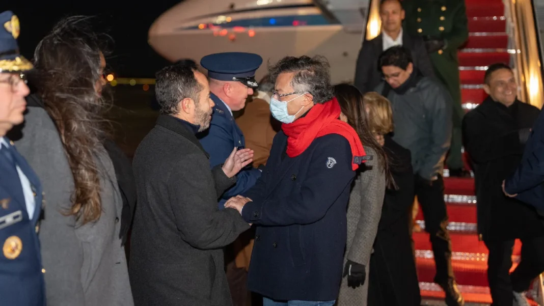Las primeras fotos de Gustavo Petro llegando a Estados Unidos hoy