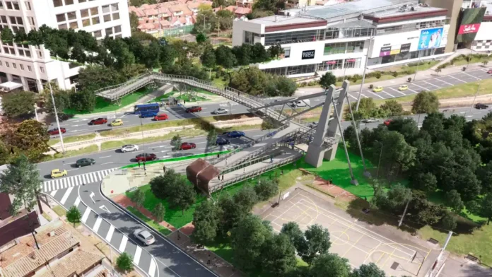 Bogotá inicia la construcción de puente peatonal en el norte de la ciudad