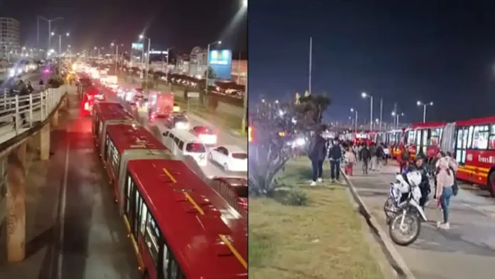 Bloqueos hoy en Transmilenio afectan servicio en Soacha: videos Bloqueos hoy en Transmilenio afectan servicio en Soacha: videos