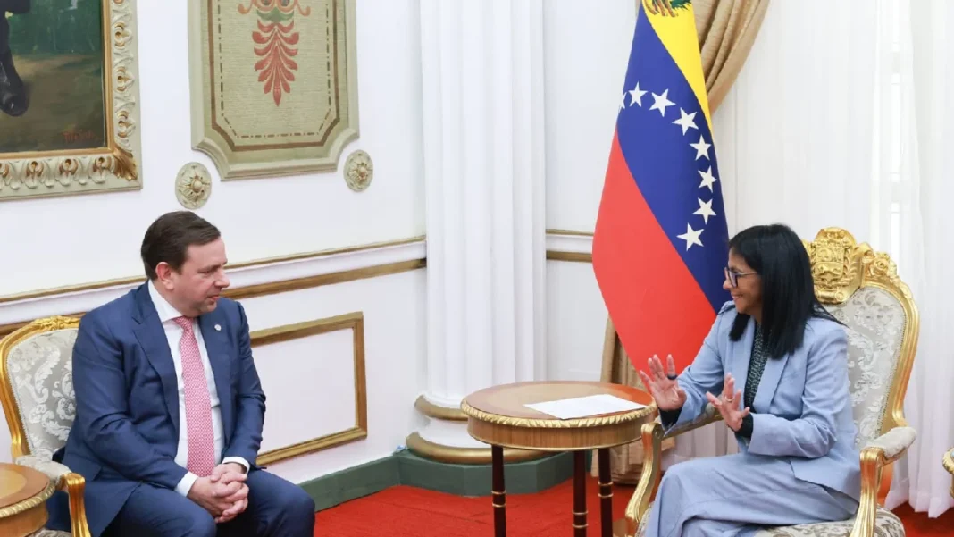 Venezuela: Delcy Rodríguez se reunió con representantes de Shell para evaluar inversiones y proyectos