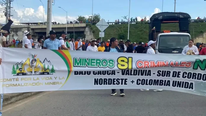 La protesta se desarrollará en diferentes puntos del Bajo Cauca antioqueño, el municipio de Valdivia y varias zonas del sur de Córdoba.