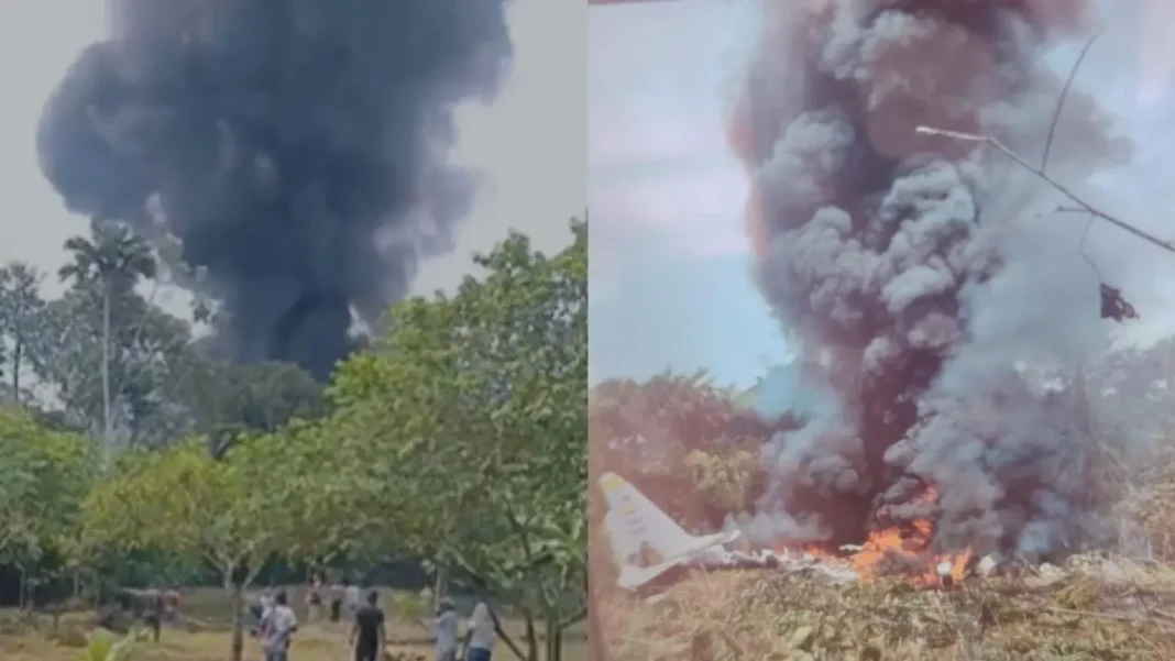 Tragedia aérea Rescatan a 20 soldados tras caída de un Hércules de la FAC