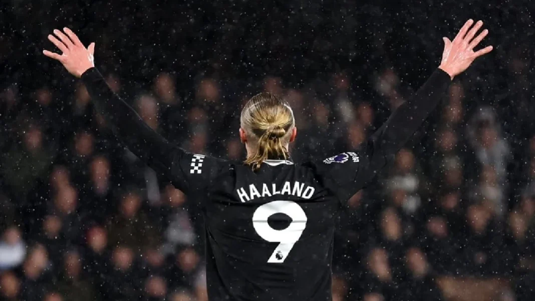 Récord de rapidez goleador de Erling Haaland en la Premier League