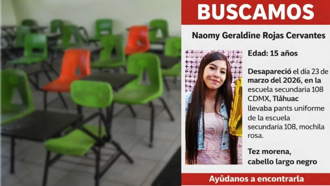 Naomy Geraldine desapareció luego de que colegio la entregara a hombre que fingió ser su hermanastro